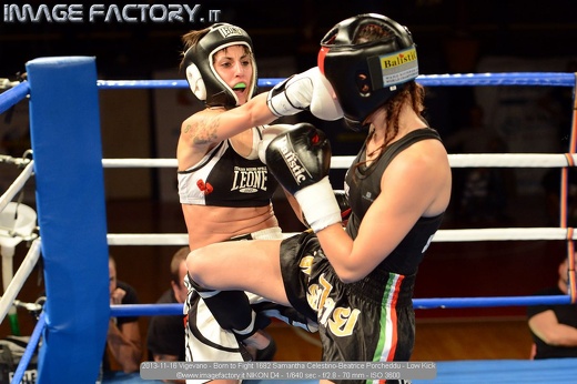 2013-11-16 Vigevano - Born to Fight 1682 Samantha Celestino-Beatrice Porcheddu - Low Kick